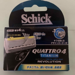 シック(Schick)のシック クアトロ4チタニウムレボリューション替刃 4個入 シック・ジャパン クア(カミソリ)