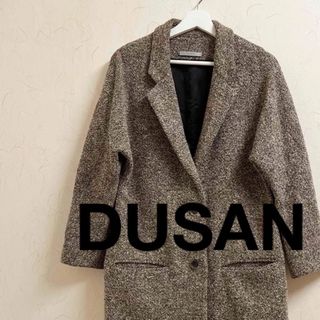 ドゥシャン(DUSAN)のイタリア製　DUSAN    チェスターコート　silk混(チェスターコート)