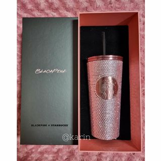 スターバックス(Starbucks)のstarbucks＋BLACKPINK ラインストーンコールドカップ 473ml(タンブラー)