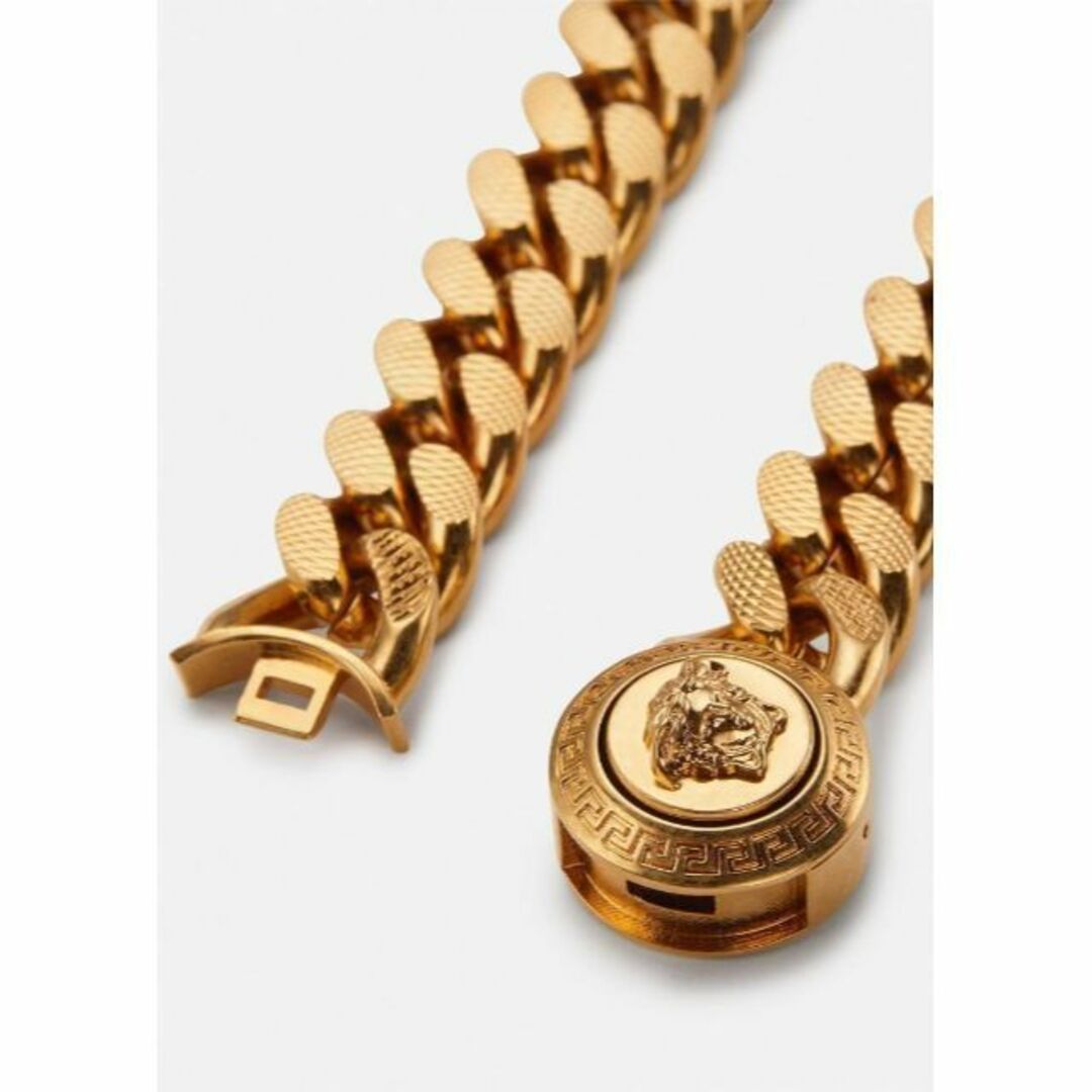 VERSACE(ヴェルサーチ)の新品VERSACE極太チェーンブレスレットヴェルサーチェルイヴィトンGUCCI メンズのアクセサリー(ブレスレット)の商品写真