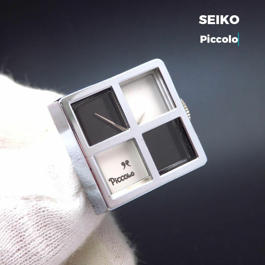 SEIKO(セイコー)のSEIKO Piccoro 手巻き指輪時計 リングウォッチ レトロ レディースのファッション小物(腕時計)の商品写真