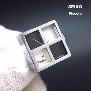 セイコー(SEIKO)のSEIKO Piccoro 手巻き指輪時計 リングウォッチ レトロ(腕時計)