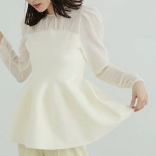 ジルスチュアート(JILLSTUART)のジルスチュアート シュリンクシアー ドッキングニット(ニット/セーター)