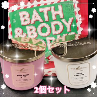 Bath & Body Works - bath&body works 3芯キャンドル 2個セット