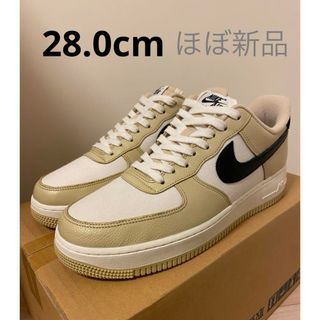 ナイキ(NIKE)のNIKE AIR FORCE 1 TEAM GOLD/BLACK-SAIL(スニーカー)