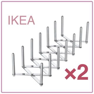 イケア(IKEA)の【新品】IKEA イケア 鍋ぶたオーガナイザー  2個 収納（ヴァリエラ）(収納/キッチン雑貨)