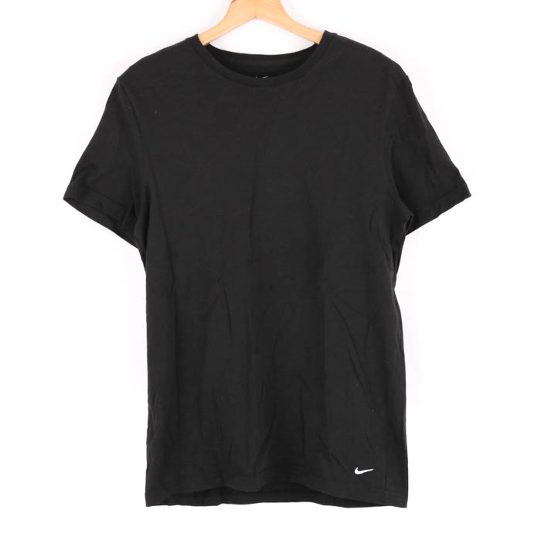 NIKE(ナイキ)のナイキ 半袖Tシャツ 無地 ワンポイントロゴ スポーツウエア ドライフィット メンズ Sサイズ ブラック NIKE メンズのトップス(Tシャツ/カットソー(半袖/袖なし))の商品写真