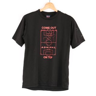 アドミラル(Admiral)のアドミラル 半袖Tシャツ サッカー フットサル ピッチ スポーツウエア メンズ Sサイズ ブラック Admiral(Tシャツ/カットソー(半袖/袖なし))