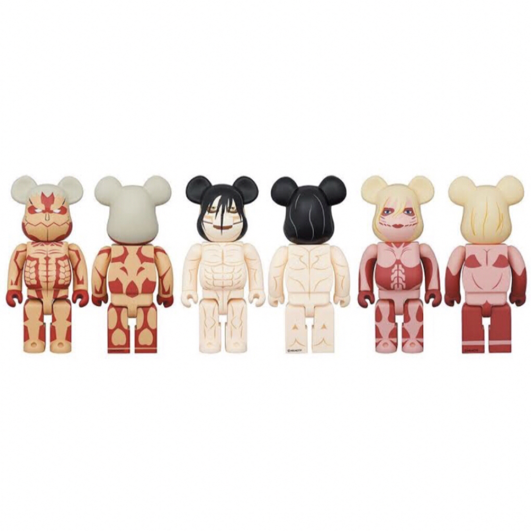 MEDICOM TOY - BE@RBRICK 進撃の巨人 400% 3体セットの通販 by MEDICOM TOY - BE@RBRICK 進撃の巨人 400% 3体セットの通販 by