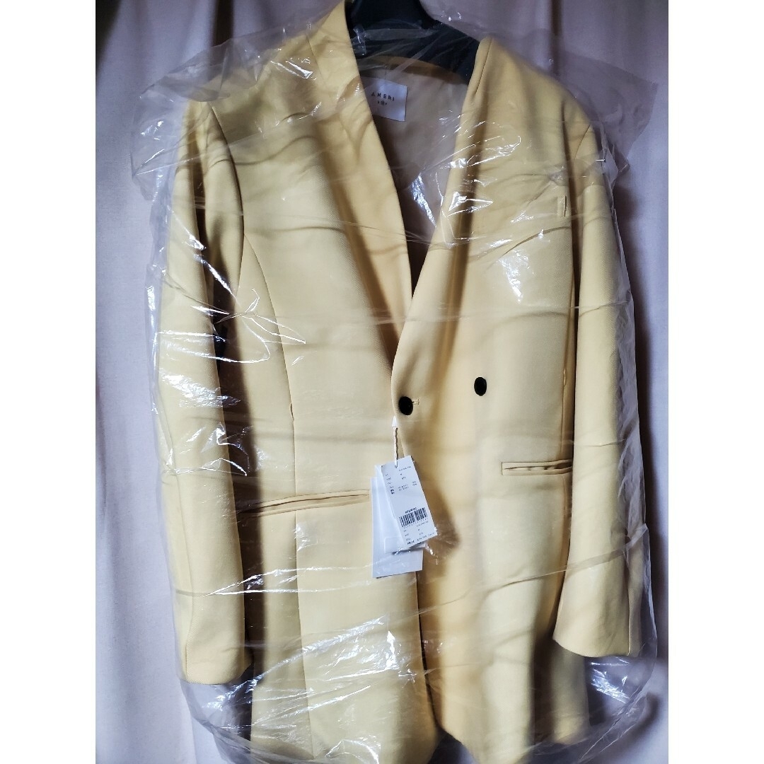 Ameri VINTAGE - 2WAY ARCH SLEEVE JACKET バターイエロー M Ameri VINTAGE - 2WAY ARCH SLEEVE JACKET バターイエロー M