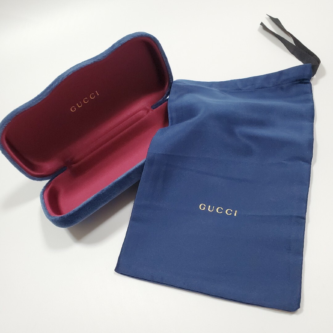 Gucci(グッチ)のGUCCI グッチ ラウンドメガネ ブラウン レディースのファッション小物(サングラス/メガネ)の商品写真