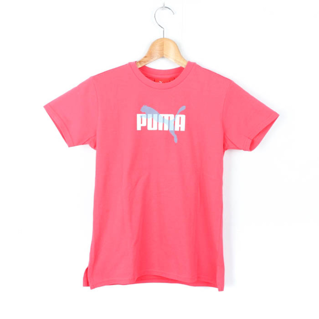 PUMA(プーマ)のプーマ 半袖Tシャツ ロゴT スポーツウエア レディース Lサイズ ピンク PUMA レディースのトップス(Tシャツ(半袖/袖なし))の商品写真