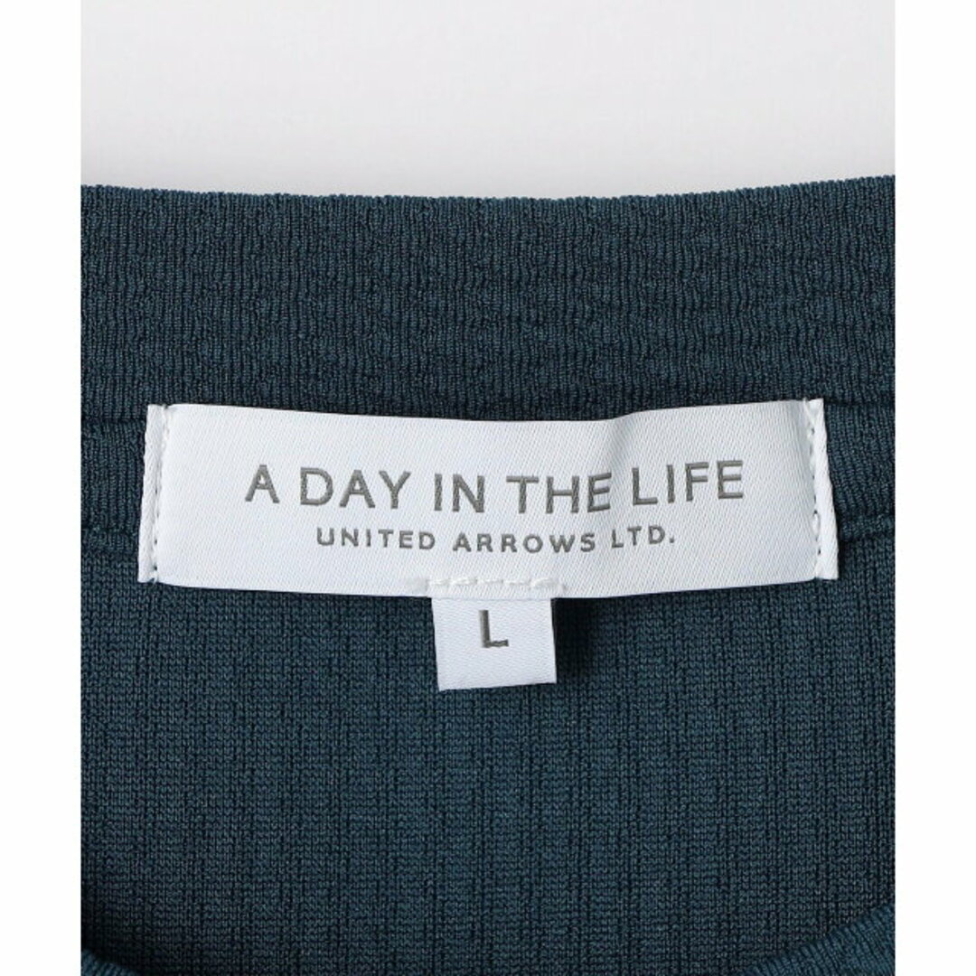 a day in the life(アデイインザライフ)の【COBALT】ジャカード クルーネックカットソー<A DAY IN THE LIFE> メンズのトップス(Tシャツ/カットソー(半袖/袖なし))の商品写真