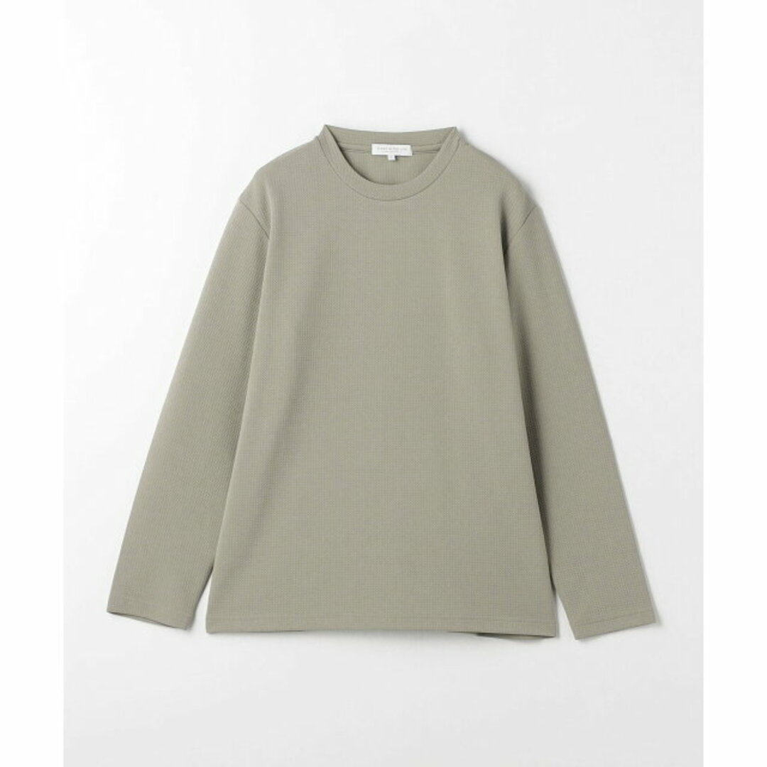 a day in the life(アデイインザライフ)の【BEIGE】【M】ジャカード クルーネックカットソー<A DAY IN THE LIFE> メンズのトップス(Tシャツ/カットソー(半袖/袖なし))の商品写真