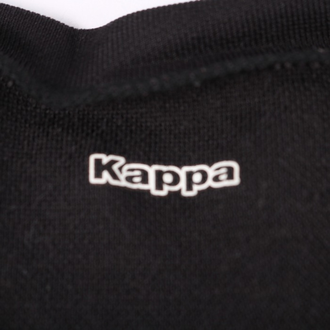 Kappa(カッパ)のカッパ 長袖Tシャツス トレッチ スポーツウエア メンズ Lサイズ ブラック Kappa メンズのトップス(Tシャツ/カットソー(七分/長袖))の商品写真