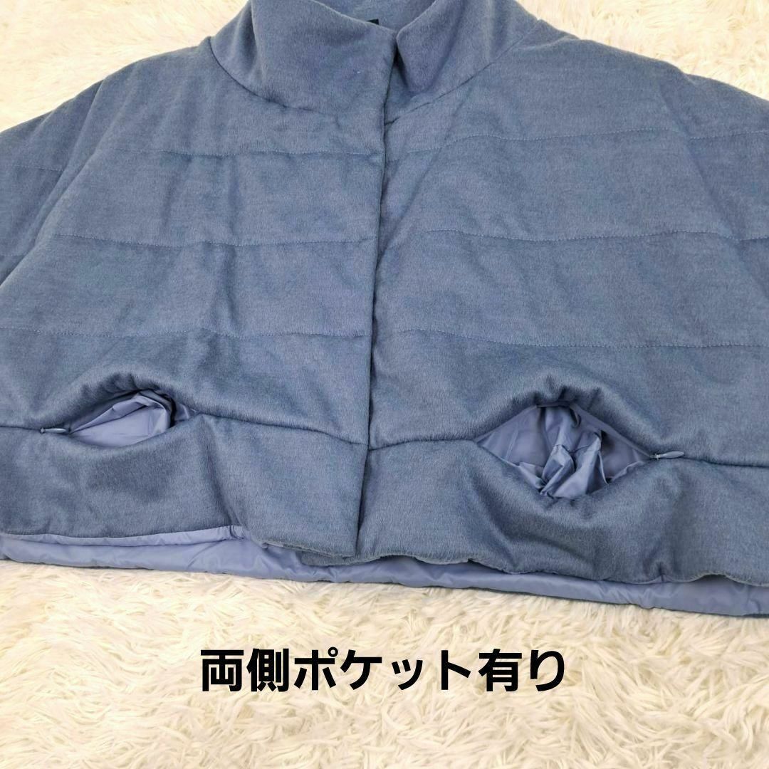 Max Mara(マックスマーラ)の【美品】Max Mara　LEISURE　ベスト　ジレ　ポンチョ　カシミヤ混 レディースのジャケット/アウター(ダウンベスト)の商品写真