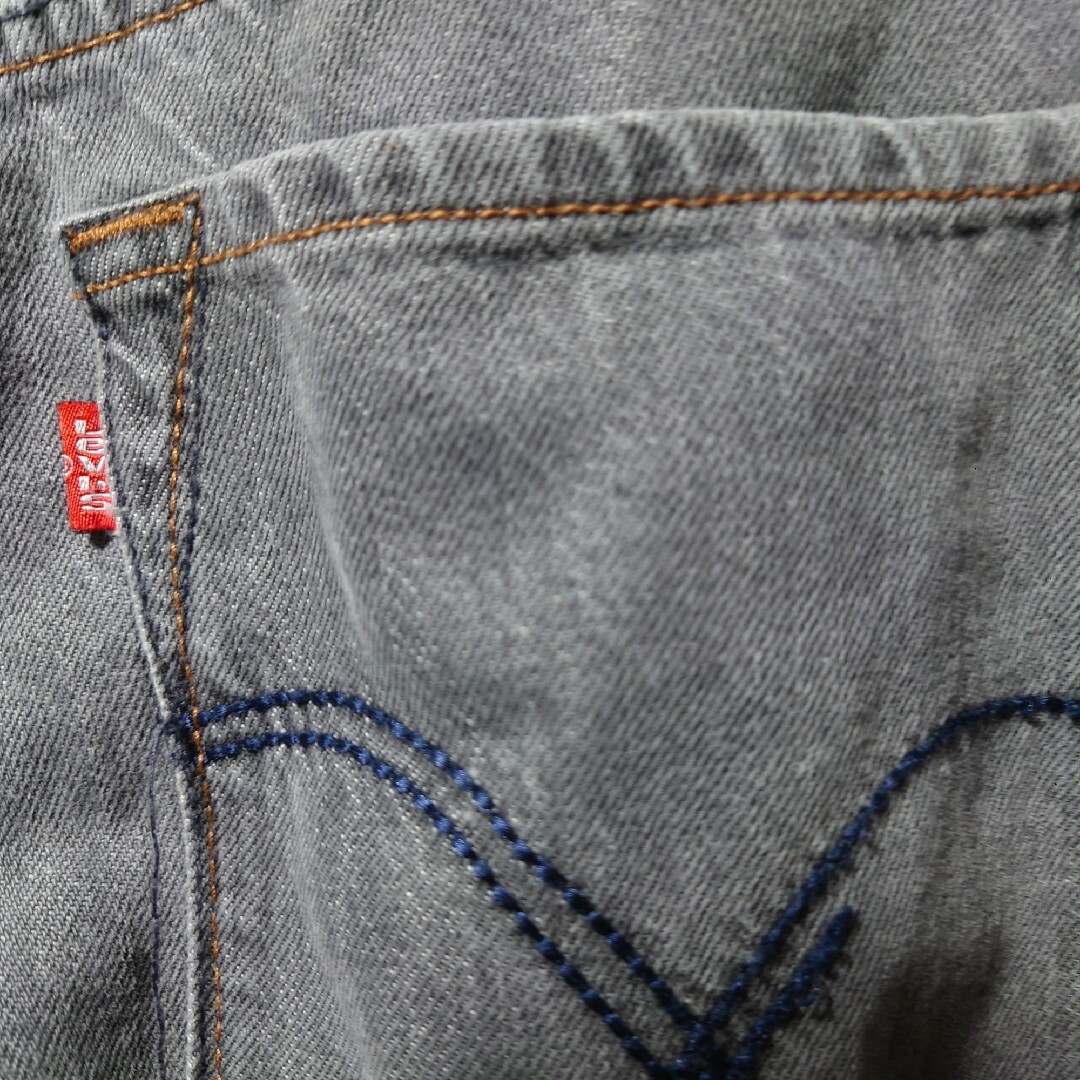 Levi's(リーバイス)の【Levi's 569】USA製 ルーズストレート ブラックデニムパンツS333 メンズのパンツ(デニム/ジーンズ)の商品写真