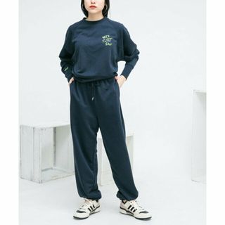 ケービーエフ(KBF)の【NAVY】ネップスウェットパンツ(その他)