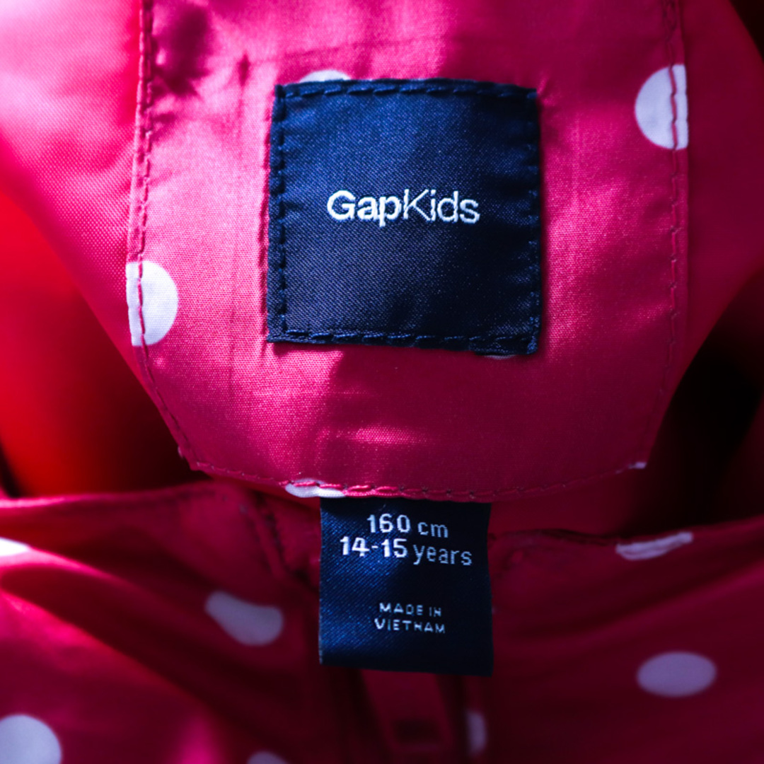 GAP(ギャップ)のギャップ ダウンベスト ドット柄 アウター キッズ 女の子用 160サイズ ピンク GAP キッズ/ベビー/マタニティのキッズ服女の子用(90cm~)(ジャケット/上着)の商品写真