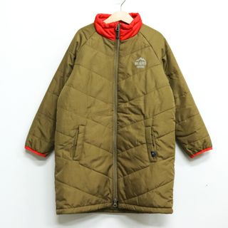 ビームス(BEAMS)のビームス キルティングコート ジップアップ アウター キッズ 男の子用 130サイズ カーキ BEAMS(ジャケット/上着)