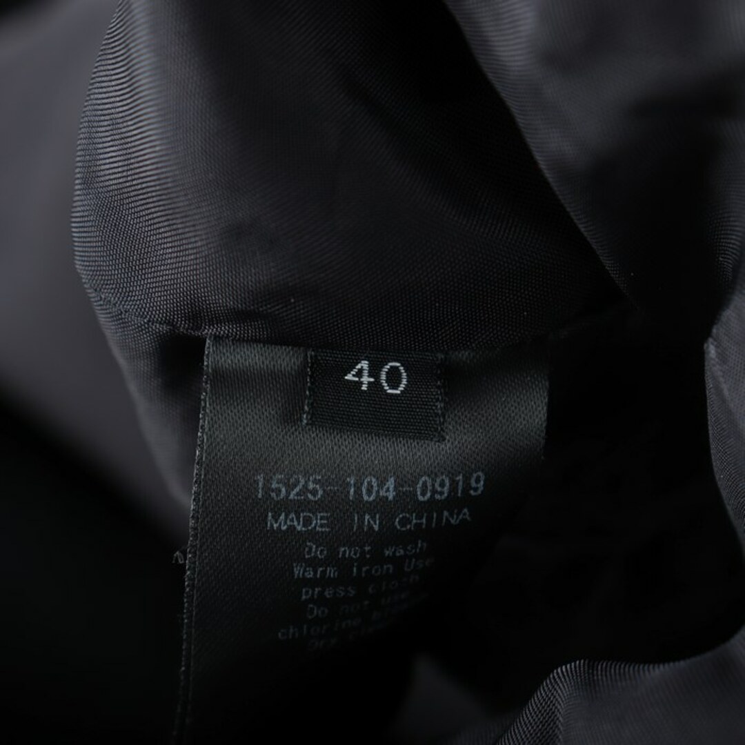 UNITED ARROWS(ユナイテッドアローズ)のユナイテッドアローズ ピーコート ウール混 アウター 黒 レディース 40サイズ ブラック UNITED ARROWS レディースのジャケット/アウター(ピーコート)の商品写真