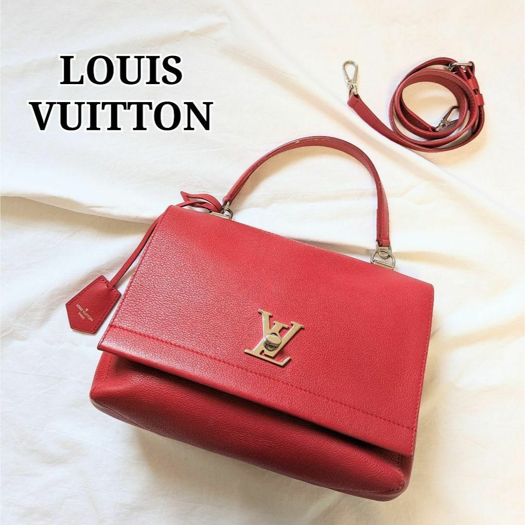 LOUIS VUITTON(ルイヴィトン)のルイヴィトン ポルトフォイユ ロックミー ハンド 2way 赤 レッド レディースのバッグ(ハンドバッグ)の商品写真