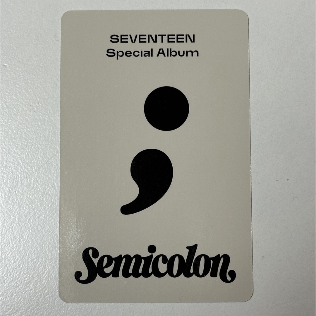 SEVENTEEN(セブンティーン)のseventeen semicolon ドギョムトレカ エンタメ/ホビーのタレントグッズ(アイドルグッズ)の商品写真