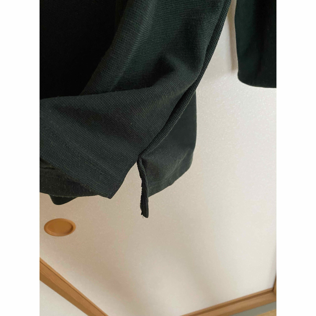 INDEX(インデックス)のインデックス　深緑色　七分袖カットソー　Ｍサイズ レディースのトップス(カットソー(長袖/七分))の商品写真
