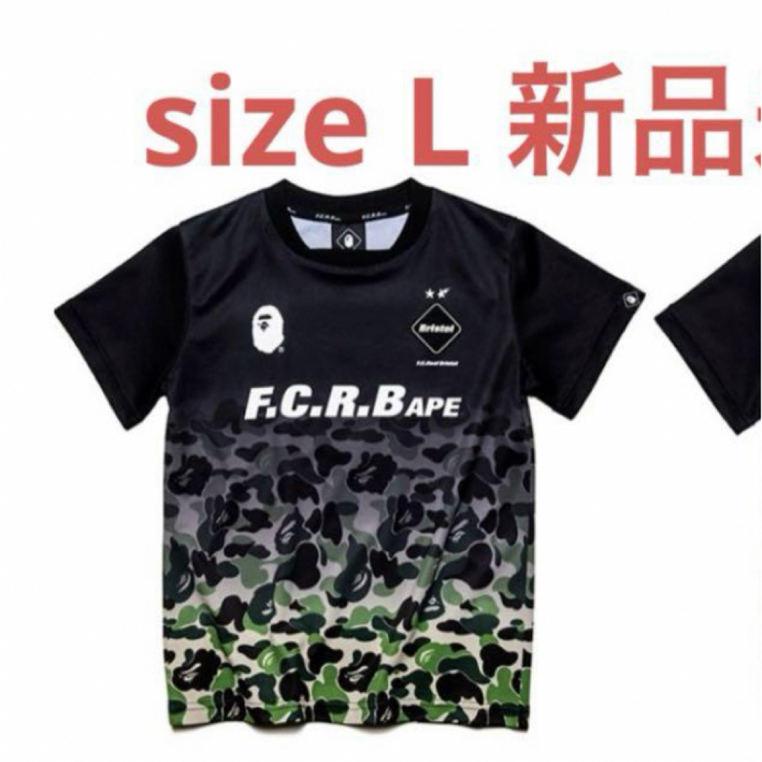 F.C.R.B.(エフシーアールビー)のBAPE® X FCRB GAME SHIRTS　COLOR:BLACK メンズのトップス(Tシャツ/カットソー(七分/長袖))の商品写真