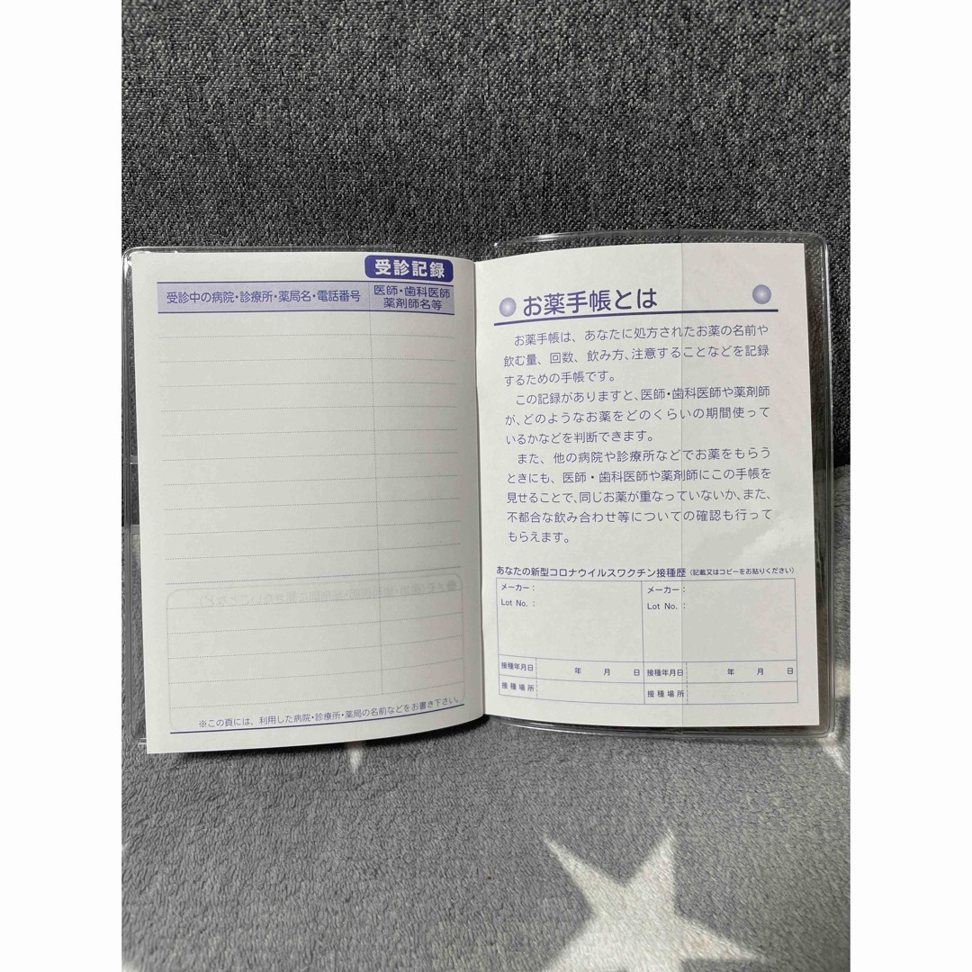 おくすり手帳 モルカー エンタメ/ホビーのおもちゃ/ぬいぐるみ(キャラクターグッズ)の商品写真