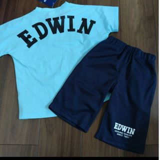 エドウィン(EDWIN)の【タグ付き】EDWIN　セットアップ　120cm(Tシャツ/カットソー)