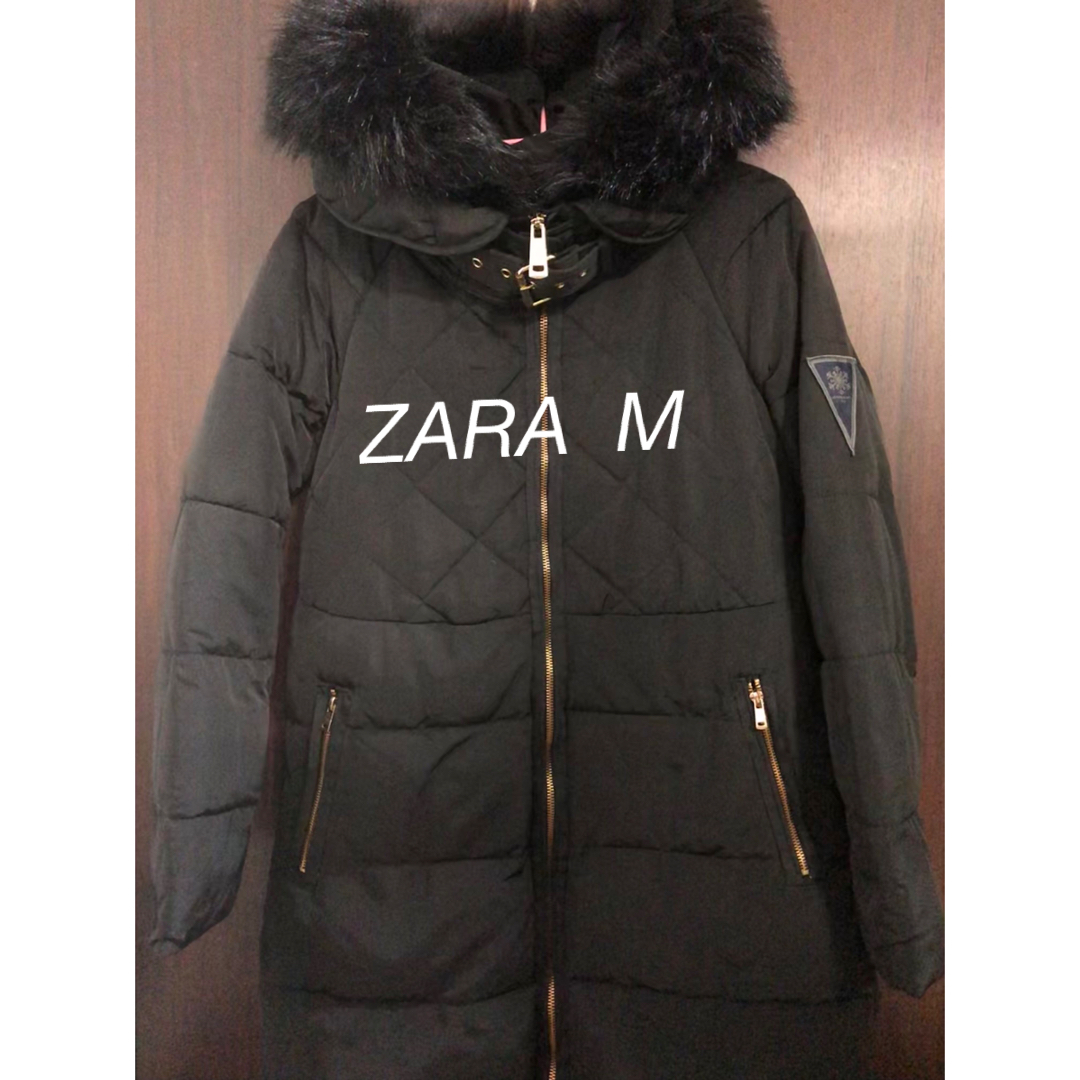 ZARA(ザラ)のZARA basic ザラ　ダウン　コート　M  美品 レディースのジャケット/アウター(ダウンコート)の商品写真