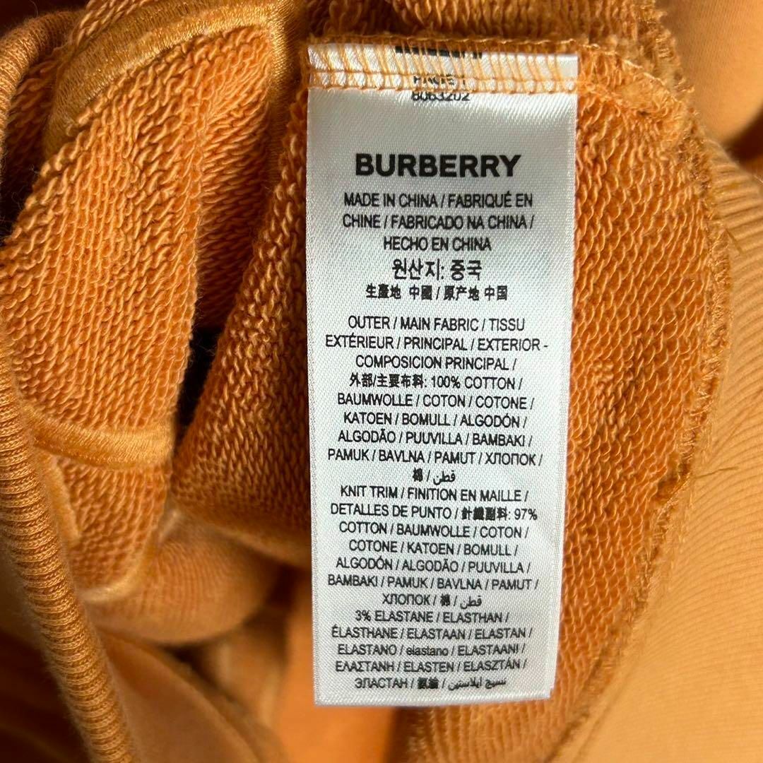 BURBERRY(バーバリー)の【超希少デザイン】バーバリー☆センター刺繍ビッグロゴ入りスウェット 入手困難 メンズのトップス(スウェット)の商品写真