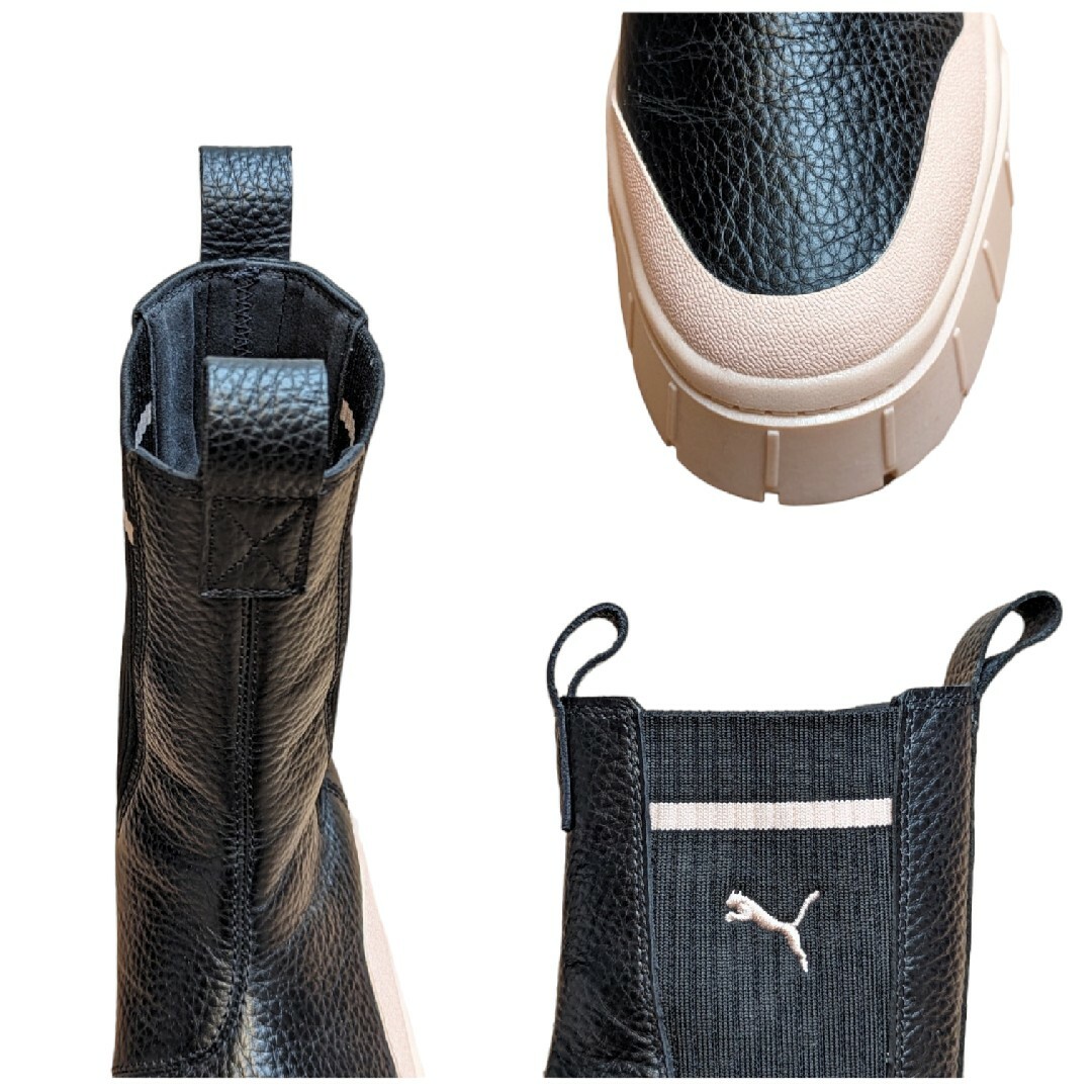 PUMA(プーマ)のPUMA プーマ メイズスタック チェルシー 22.5cm 厚底ブーツ ブラック レディースの靴/シューズ(ブーツ)の商品写真