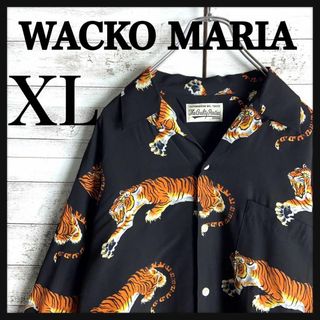 ワコマリア(WACKO MARIA)の8669【希少XLサイズ】ワコマリア☆総柄デザイン長袖シャツ　即完売モデル　美品(シャツ)