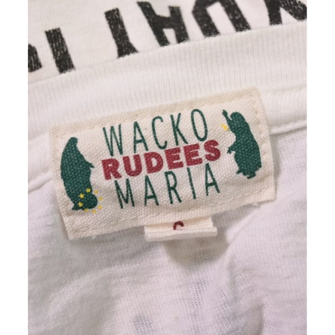 WACKO MARIA(ワコマリア)のWACKO MARIA ワコマリア Tシャツ・カットソー S 白 【古着】【中古】 メンズのトップス(Tシャツ/カットソー(半袖/袖なし))の商品写真