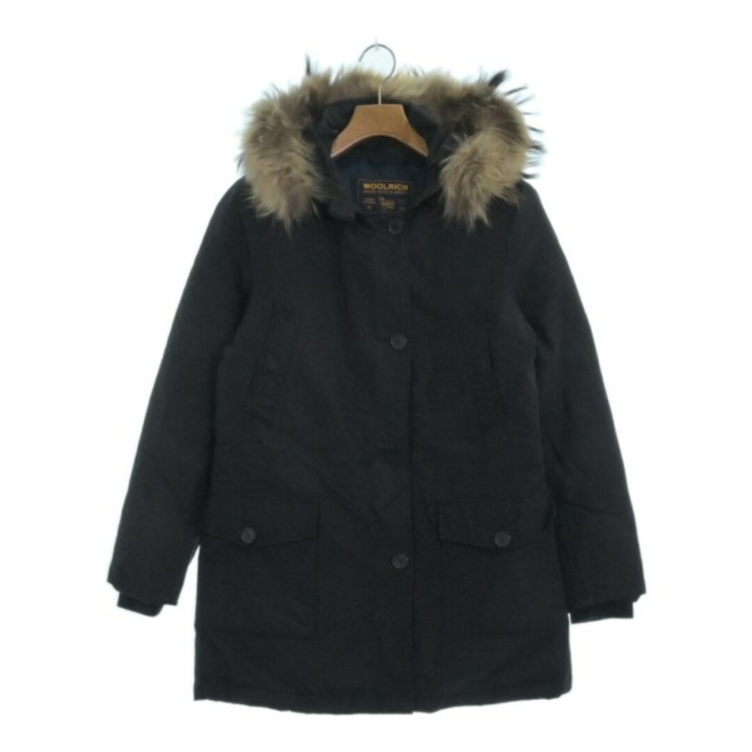 WOOLRICH(ウールリッチ)のWOOLRICH ウールリッチ ダウンコート S 紺 【古着】【中古】 レディースのジャケット/アウター(ダウンコート)の商品写真