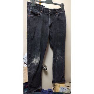 リーバイス(Levi's)の送料込 リーバイス 505 ブラック ジーンズ デニム パンツ 黒 W36 32(デニム/ジーンズ)