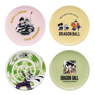 ドラゴンボール(ドラゴンボール)の【新品】ドラゴンボール　一番くじ　ラウンドプレート　全4種セット(キャラクターグッズ)