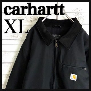 カーハート(carhartt)の8821【希少XLサイズ】カーハート☆襟コーデュロイ デトロイトジャケット　美品(ブルゾン)