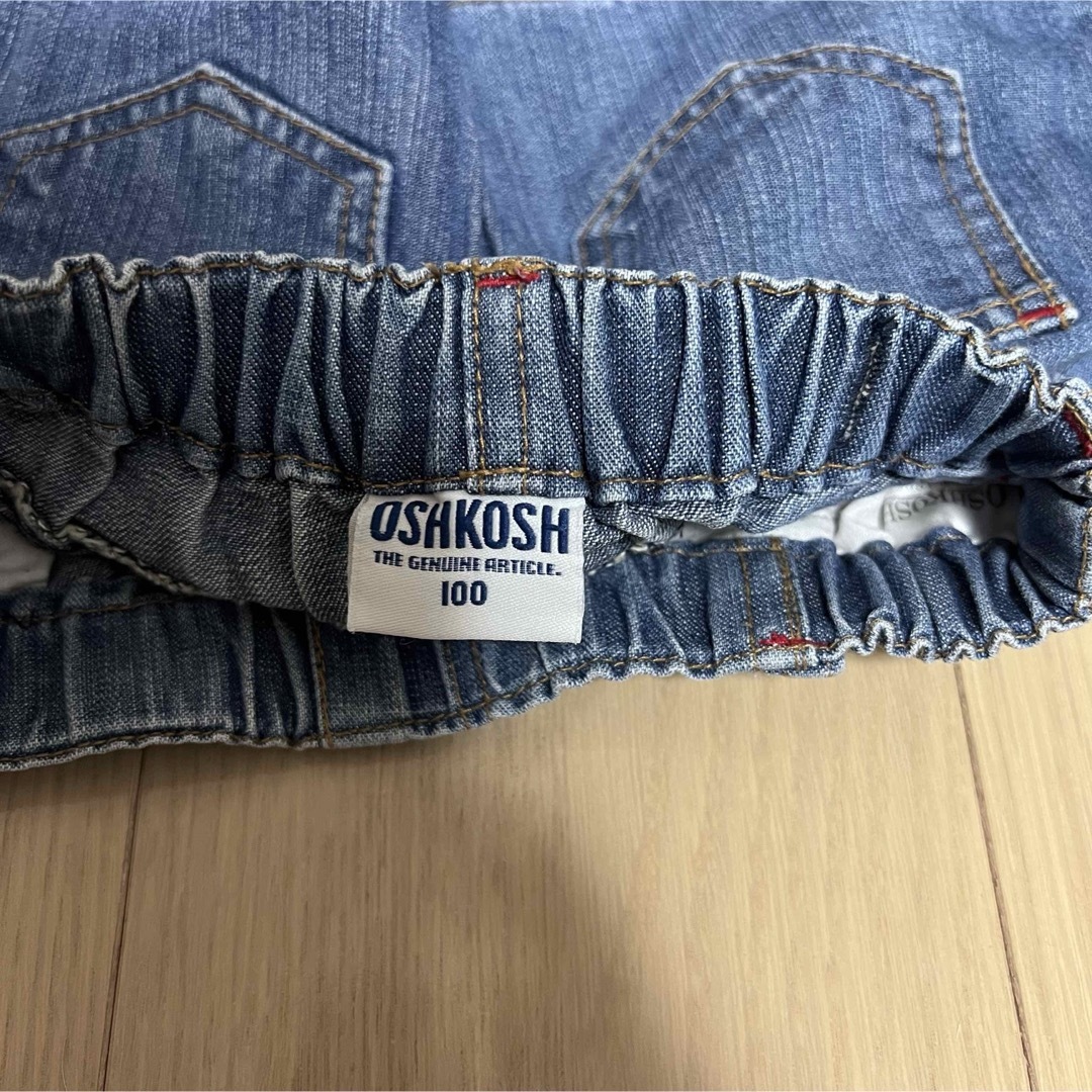 OshKosh(オシュコシュ)のOSHKOSH デニムスカート 100 キッズ/ベビー/マタニティのキッズ服女の子用(90cm~)(スカート)の商品写真