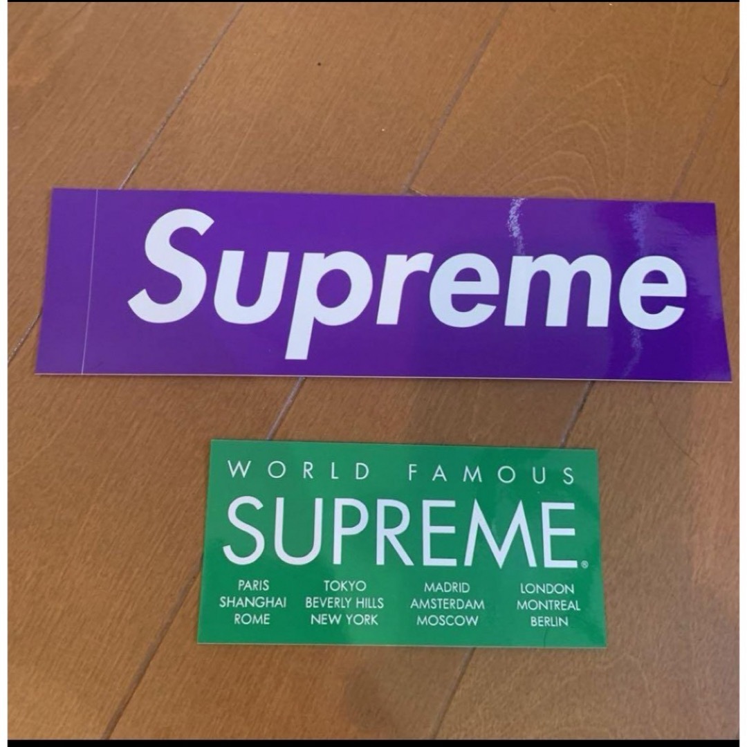 Supreme(シュプリーム)の新品希少supremeBoxlogo×逃げ恥ステッカー２点セット正規品 送料無料 メンズのメンズ その他(その他)の商品写真