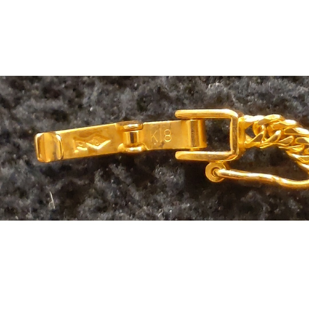 ブルーダイヤモンド18金ネックレス レディースのアクセサリー(ネックレス)の商品写真