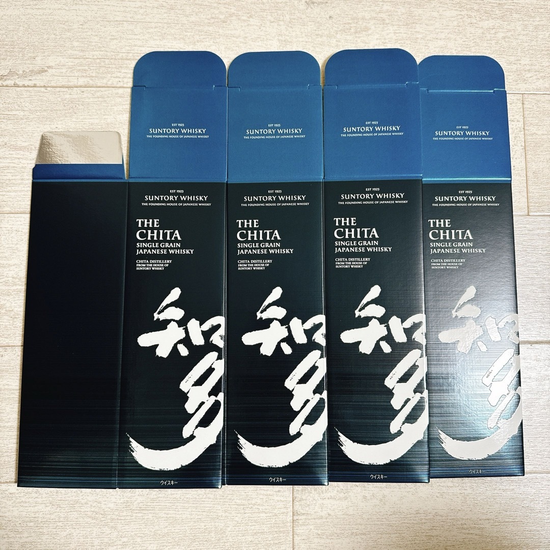 サントリー(サントリー)の知多 2枚 箱 カートン 空箱　サントリー 食品/飲料/酒の酒(ウイスキー)の商品写真