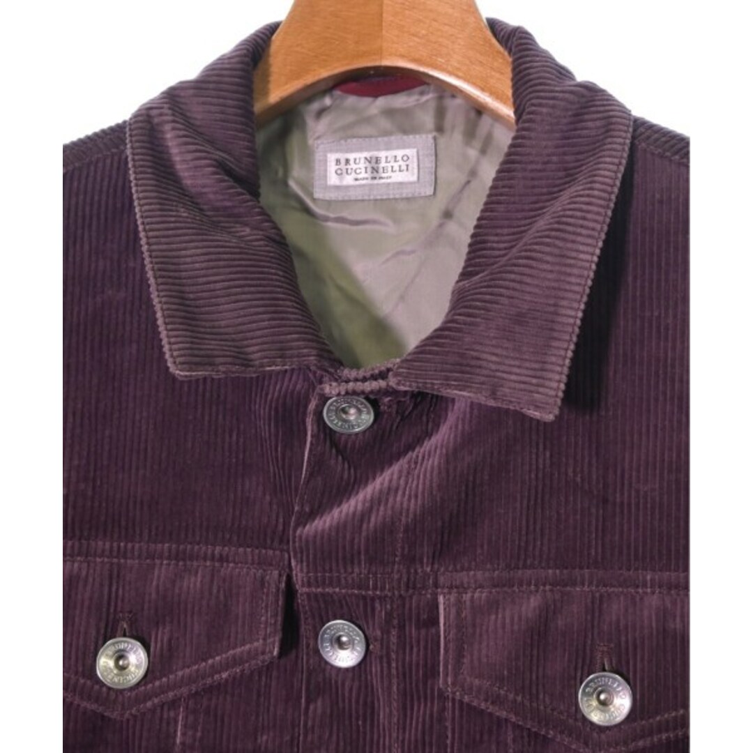 BRUNELLO CUCINELLI(ブルネロクチネリ)のBRUNELLO CUCINELLI ブルゾン（その他） 46(M位) 紫 【古着】【中古】 メンズのジャケット/アウター(その他)の商品写真