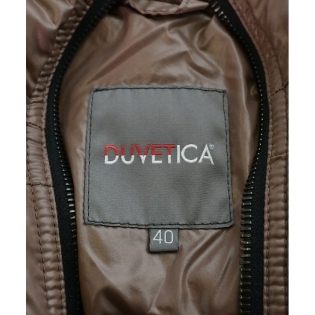 DUVETICA(デュベティカ)のDUVETICA ダウンコート 40(L位) 茶系(ピンクがかっています) 【古着】【中古】 レディースのジャケット/アウター(ダウンコート)の商品写真