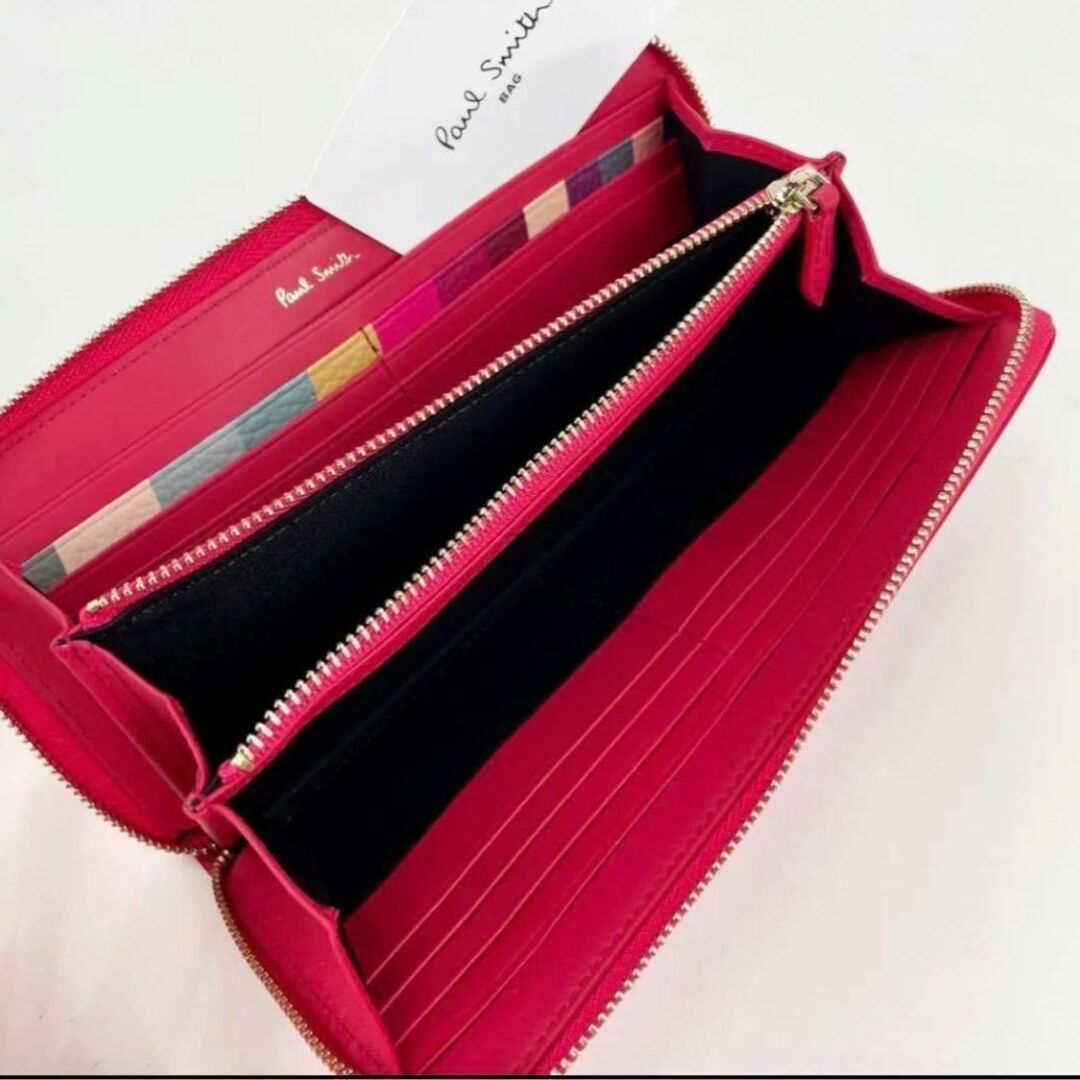 新品 ポールスミス 長財布 ラウンドジップ ピンク レディース 新品 ポールスミス 長財布 ラウンドジップ ピンク レディース