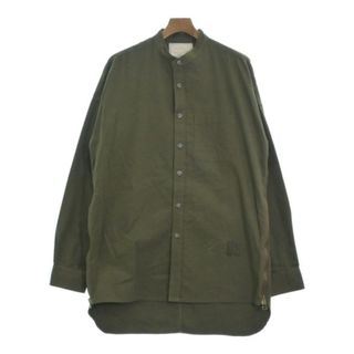 フィアオブゴッド(FEAR OF GOD)のFEAR OF GOD フィアオブゴッド カジュアルシャツ 2(M位) カーキ 【古着】【中古】(シャツ)