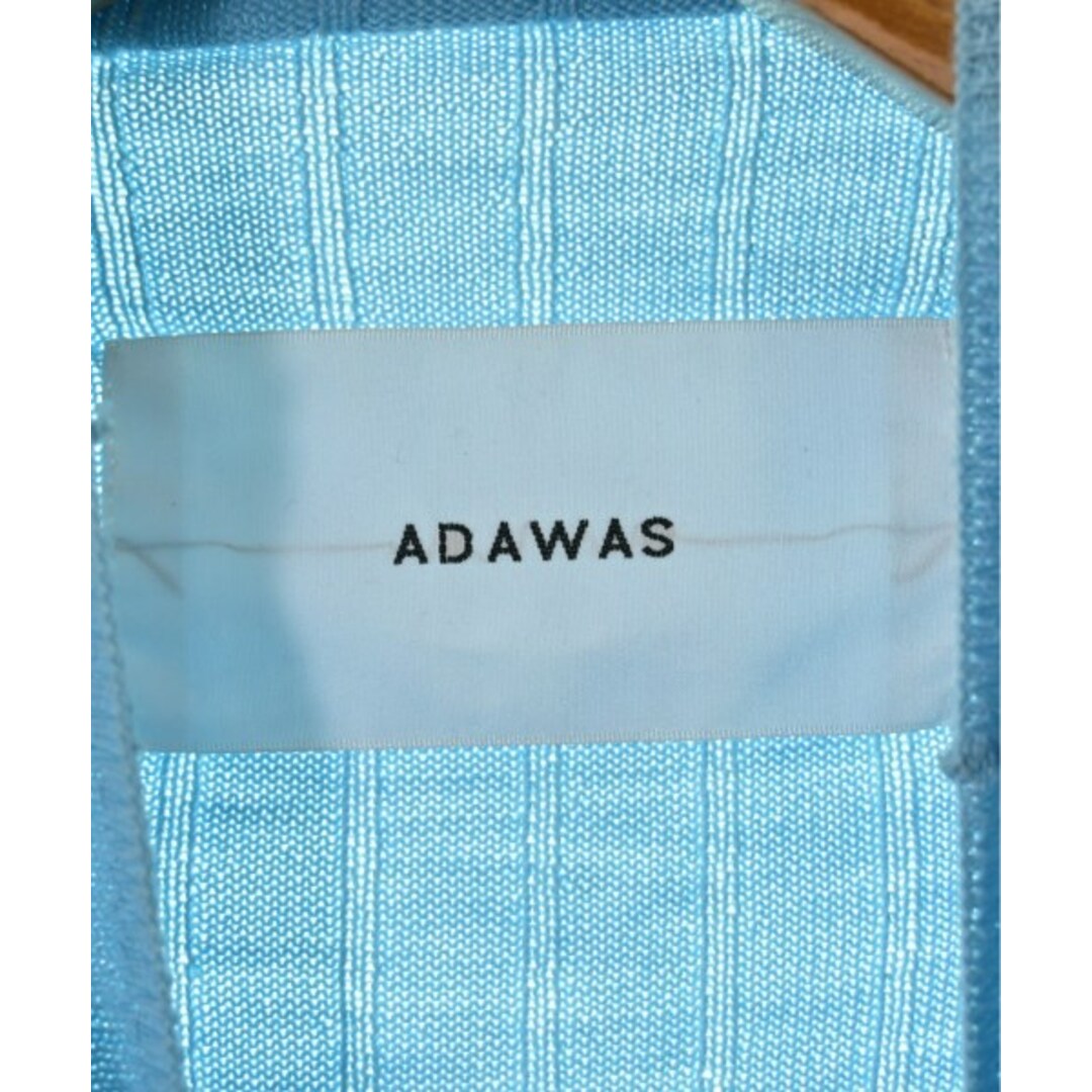 ADAWAS(アダワス)のADAWAS アダワス ニット・セーター F 青x白 【古着】【中古】 レディースのトップス(ニット/セーター)の商品写真