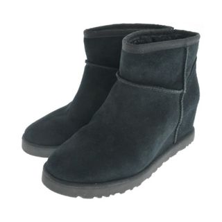 アグオーストラリア(UGG AUSTRALIA)のUGG australia アグオーストラリア ブーツ 25.5cm 黒 【古着】【中古】(ブーツ)